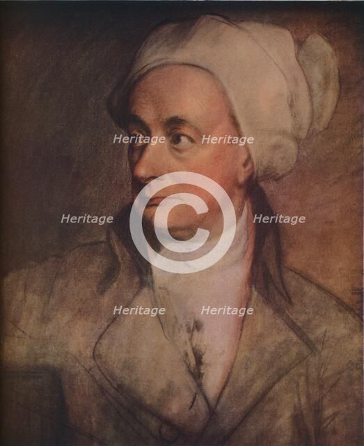 'William Cowper', 1792. Artist: George Romney.