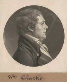 William Clark, 1807. Creator: Charles Balthazar Julien Févret de Saint-Mémin