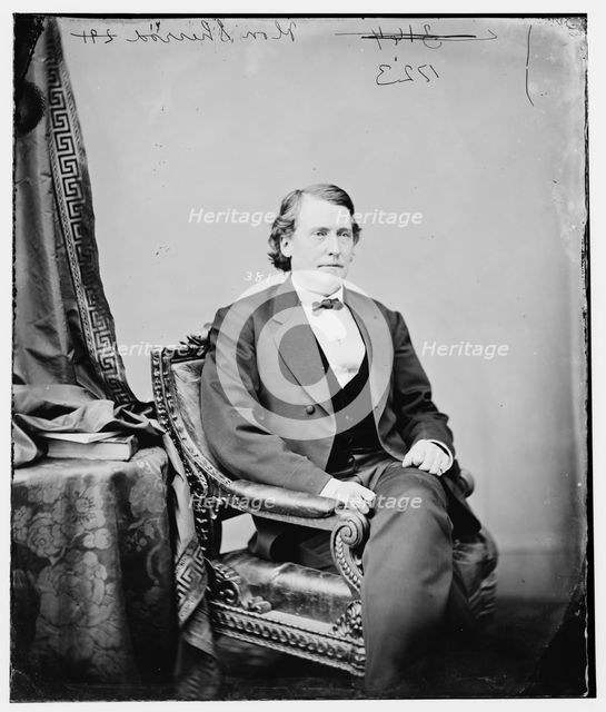 William Crawford Sherrod of Alabama, between 1860 and 1875. Creator: Unknown.