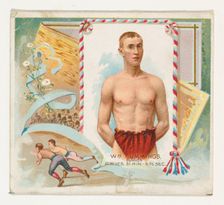 William Cummings, Runner, from World's Champions, Second Series (N43) for Allen & Ginter C..., 1888. Creator: Allen & Ginter