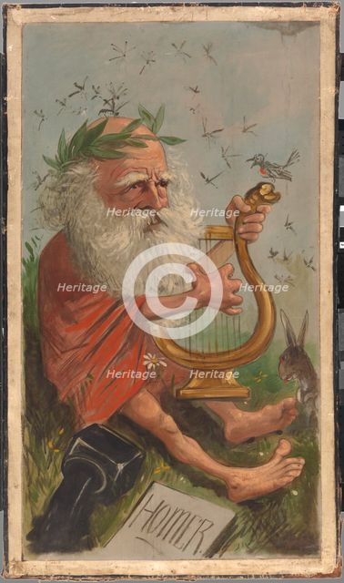 William Cullen Bryant, 1866. Creator: Thomas Nast.