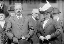 William D. Redmond M.P., Ireland, with Mrs. Redmond., 1912. Creator: Harris & Ewing