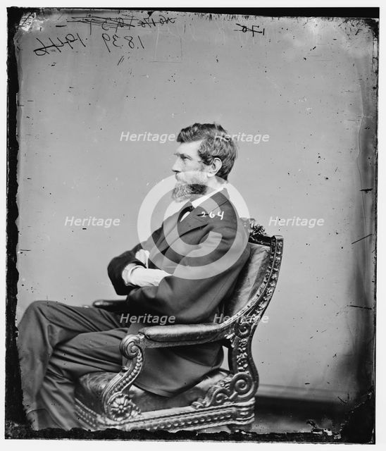 William Darrah Kelley of Pennsylvania, between 1860 and 1875. Creator: Unknown.