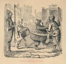 William departing for France c1860, (c1860). Artist: John Leech