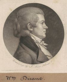 William Duane, 1802. Creator: Charles Balthazar Julien Févret de Saint-Mémin