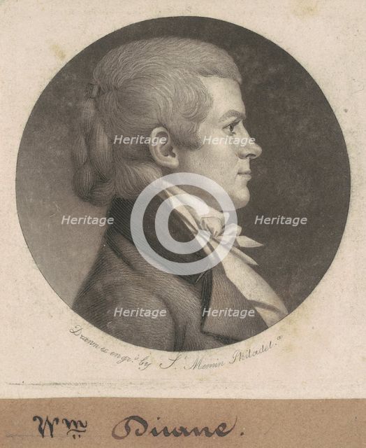 William Duane, 1802. Creator: Charles Balthazar Julien Févret de Saint-Mémin.