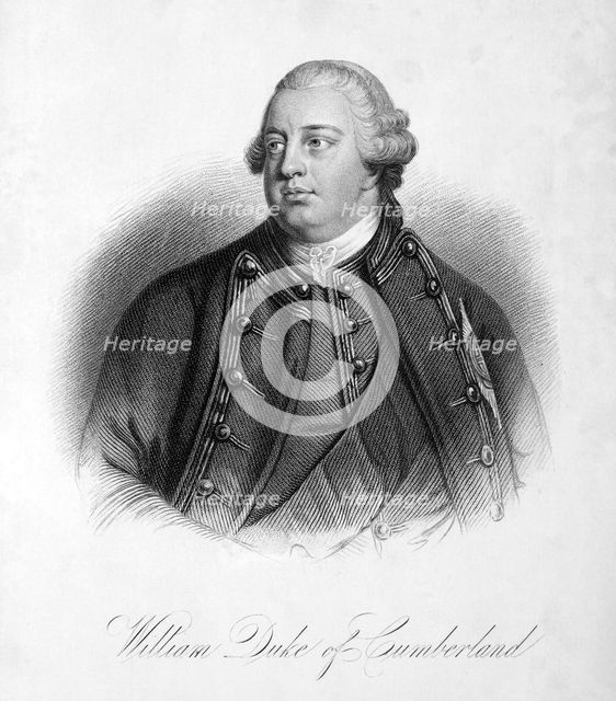 William Duke of Cumberland, c1740-c1765, (1834-1837).  Creator: Samuel Freeman.