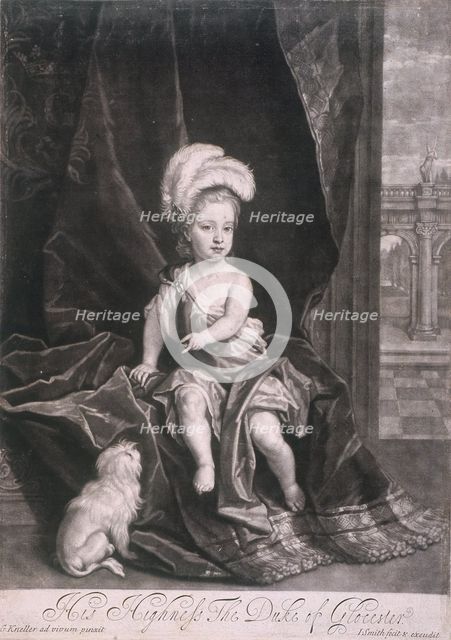 William, Duke of Gloucester, as a child, (c1720). Artist: Joseph Smith