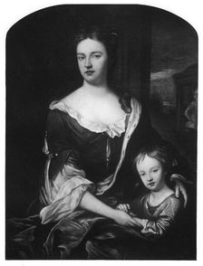 William, Duke of Gloucester, with his mother, Queen Anne, (1907)