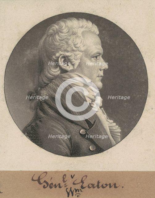 William Eaton, 1808. Creator: Charles Balthazar Julien Févret de Saint-Mémin.