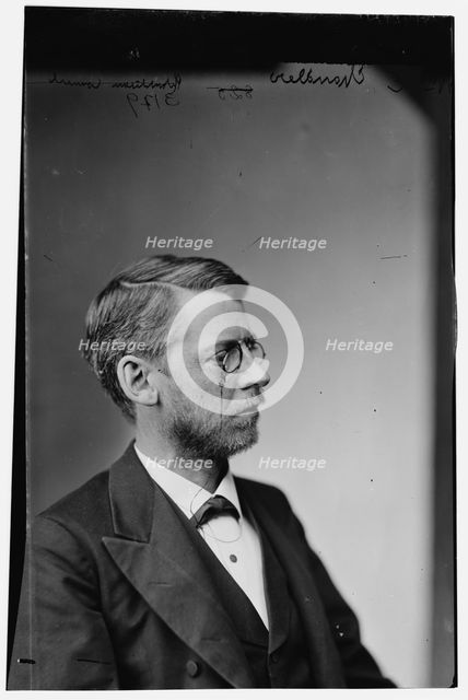 William Eaton Chandler of New Hampshire, between 1870 and 1880. Creator: Unknown.