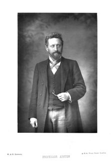 William Edward Ayrton (1847-1908), British physicist, electrical engineer and inventor, c1890