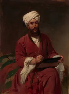 William Edward Dighton (1822-1853) in Middle Eastern Dress, ca. 1852-53. Creator: Frederick Goodall