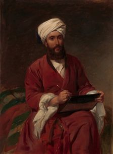 William Edward Dighton (1822-1853) in Middle Eastern Dress, ca. 1852-53. Creator: Frederick Goodall