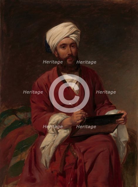 William Edward Dighton (1822-1853) in Middle Eastern Dress, ca. 1852-53. Creator: Frederick Goodall.