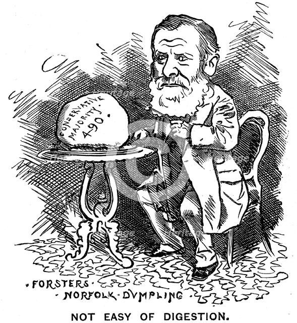 William Edward Forster, British Liberal politician, 1879. Artist: Unknown