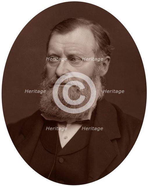 William Edward Forster MP, 1878.Artist: Lock & Whitfield