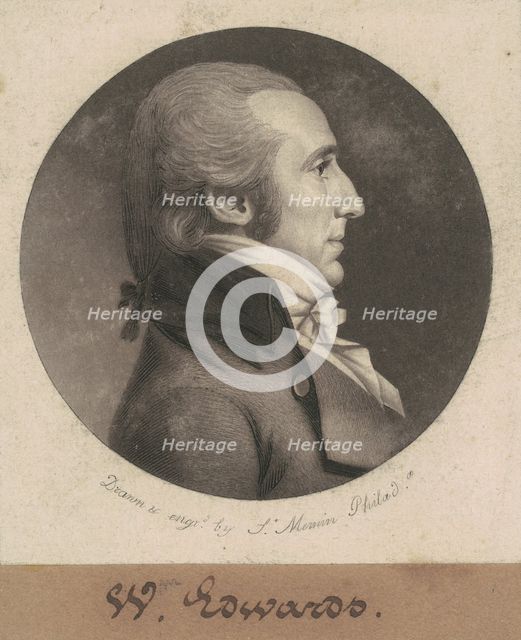 William Edwards, 1802. Creator: Charles Balthazar Julien Févret de Saint-Mémin.
