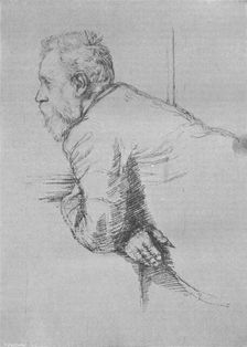 William Ernest Henley 1897, (1903). Artist: William Rothenstein