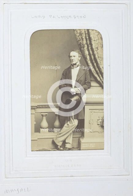 William Ewart Gladstone, 1861. Creator: John Jabez Edwin Mayall.