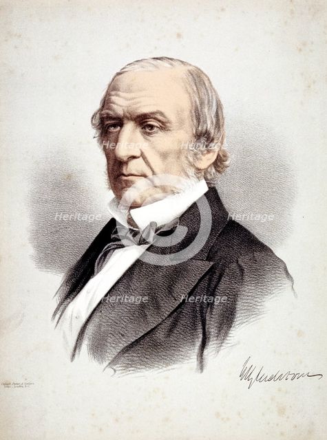 William Ewart Gladstone (1809-1898), British Liberal Statesman, c1880. Artist: Unknown