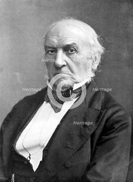 William Ewart Gladstone, 19th century British Liberal statesman and prime minister, c1905.Artist: London Stereoscopic & Photographic Co