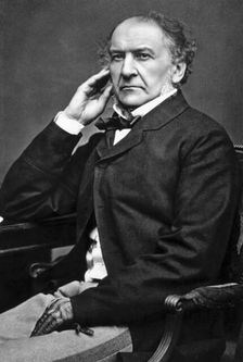 William Ewart Gladstone, British Liberal statesman, 19th century