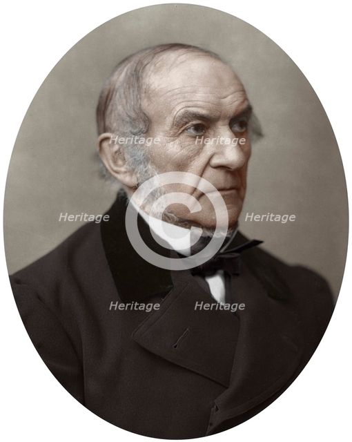William Ewart Gladstone MP, British Liberal Prime Minister, 1882.Artist: Lock & Whitfield