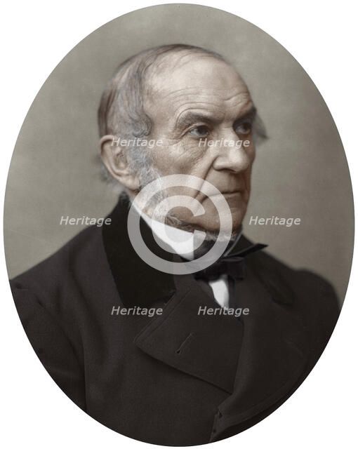 William Ewart Gladstone MP, British Liberal Prime Minister, 1882.Artist: Lock & Whitfield
