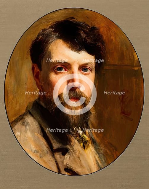 William Ewart Lockhart, Self Portrait, 1884. Creator: William Ewart Lockhart.