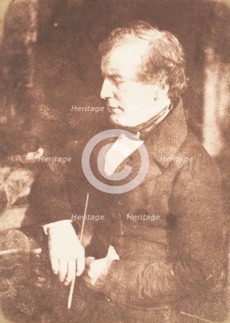 William Etty, 1843-47. Creators: David Octavius Hill, Robert Adamson, Hill & Adamson.