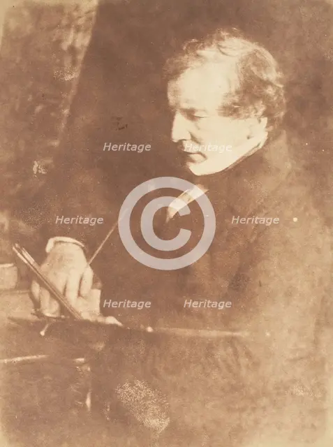 William Etty, R.A., 1843-47. Creators: David Octavius Hill, Robert Adamson, Hill & Adamson.