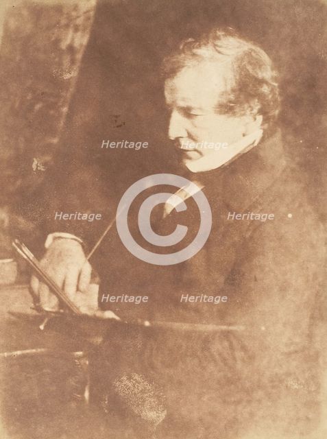 William Etty, R.A., 1843-47. Creators: David Octavius Hill, Robert Adamson, Hill & Adamson.