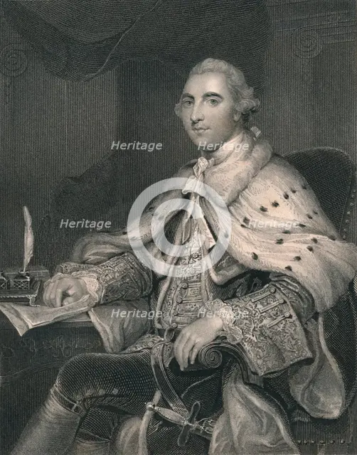 'William Fitz-Maurice Petty, First Marquis of Lansdowne', c1766, (early-mid 19th century). Creator: H Robinson.
