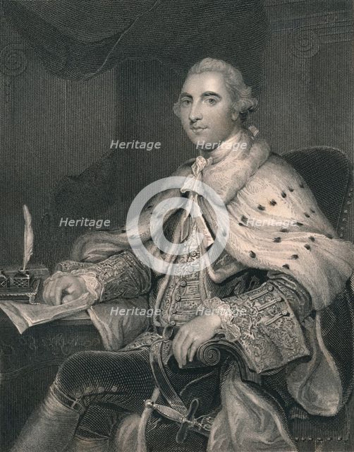 'William Fitz-Maurice Petty, First Marquis of Lansdowne', c1766, (early-mid 19th century). Creator: H Robinson.