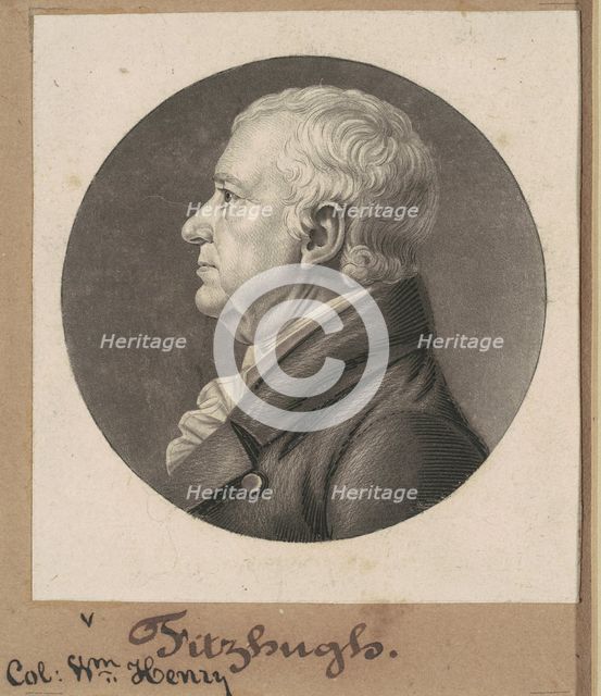 William Fitzhugh, 1807. Creator: Charles Balthazar Julien Févret de Saint-Mémin.