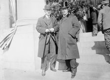 William Frederick Sapp, Lawyer, of Kansas - Right, in Silk Hat, 1913. Creator: Harris & Ewing