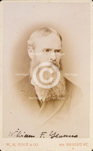 William Frederick Yeames, R.A., c1877. Creator: WH Tuck & Co.