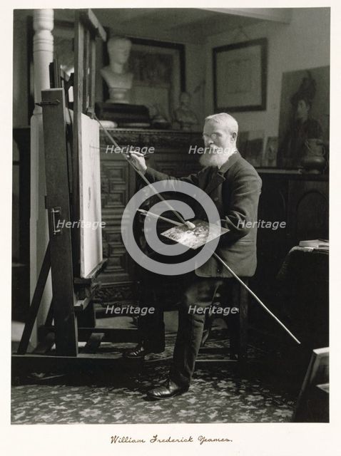William Frederick Yeames, RA, c1889-1891. Creator: Ralph W Robinson.