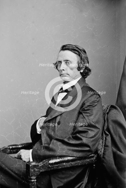 William Gannaway Brownlow of Tennessee, between 1855 and 1865. Creator: Unknown.