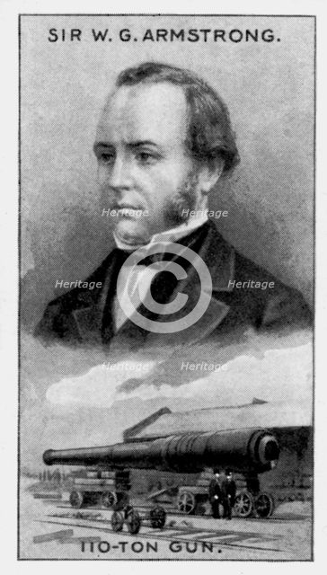 William George Armstrong, English industrialist, (c1924). Artist: Unknown