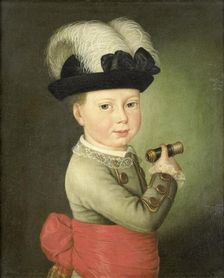 William George Frederick, Prince of Orange-Nassau, as a Child, c.1775. Creator: Anon