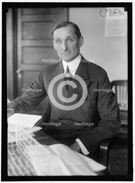 William Gibbs Mcadoo, between 1913 and 1918. Creator: Harris & Ewing.
