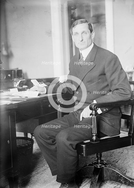 William Gibbs McAdoo, Secretary of The Treasury, at Desk, 1913. Creator: Harris & Ewing.