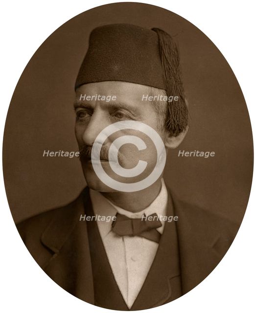 William Gifford Palgrave, 1880.Artist: Lock & Whitfield