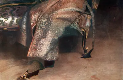 William Gillette in Sherlock Holmes, c1902. Artist: Unknown