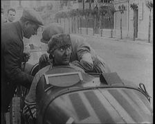 William Grover-Williams the Winner of Grand Prix Motor Race in Monte Carlo, 1929. Creator: British Pathe Ltd