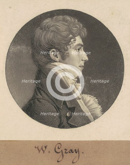 William Gray, 1809. Creator: Charles Balthazar Julien Févret de Saint-Mémin.