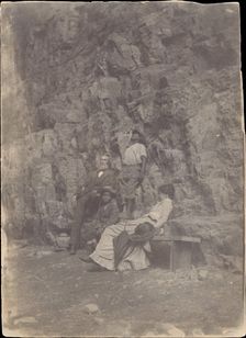 [William H. Macdowell and Margaret Eakins in Saltville (or Clinch Mountain), Virginia],..., 1880-82. Creator: Attributed to Thomas Eakins