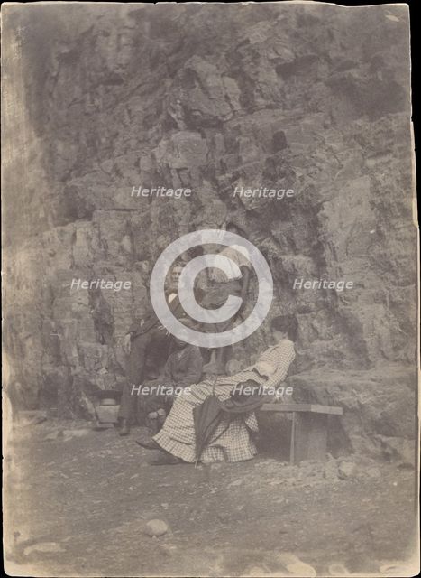 [William H. Macdowell and Margaret Eakins in Saltville (or Clinch Mountain), Virginia],..., 1880-82. Creator: Attributed to Thomas Eakins.